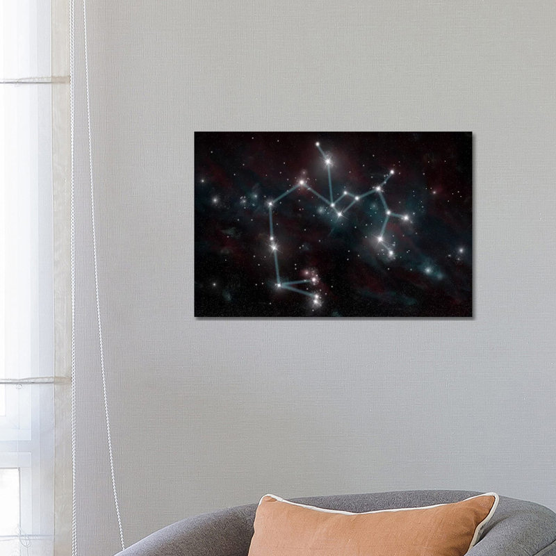 The Constellation Sagittarius the Archer 1 Piece Wrapped Canvas Wall Art, 66.04 cm H x 45.72 cm W x 1.91 cm D