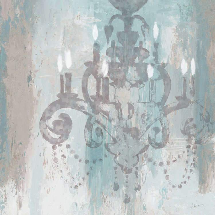 Candélabre ii, impression sur toile tendue encadrée, H 12 po x l 12 po x P 0,75 po