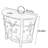 Exquisite hand-painted semi-circle locker-102266252