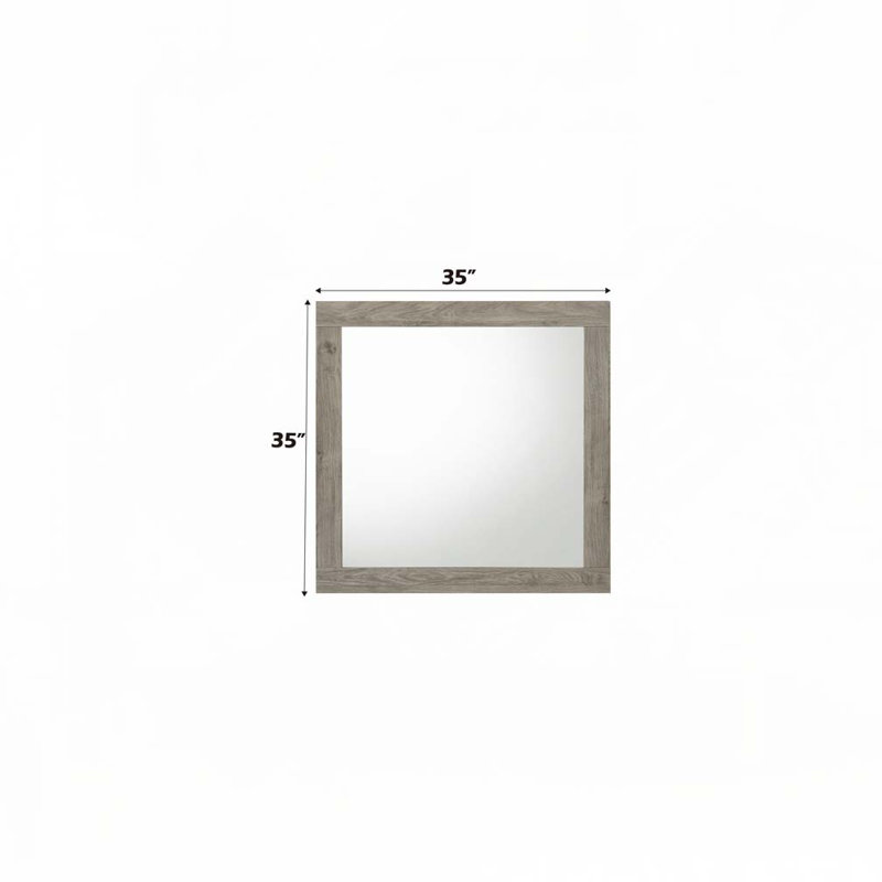 Gray Finish Mirror