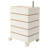 Storage Cabinet Bedside Table Rotating Sofa Side Cabinet Storage Rack With 4 Wheels-590351010