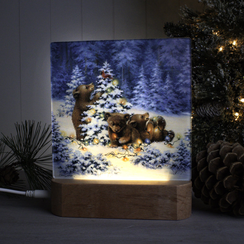 Playful Bears Night Light