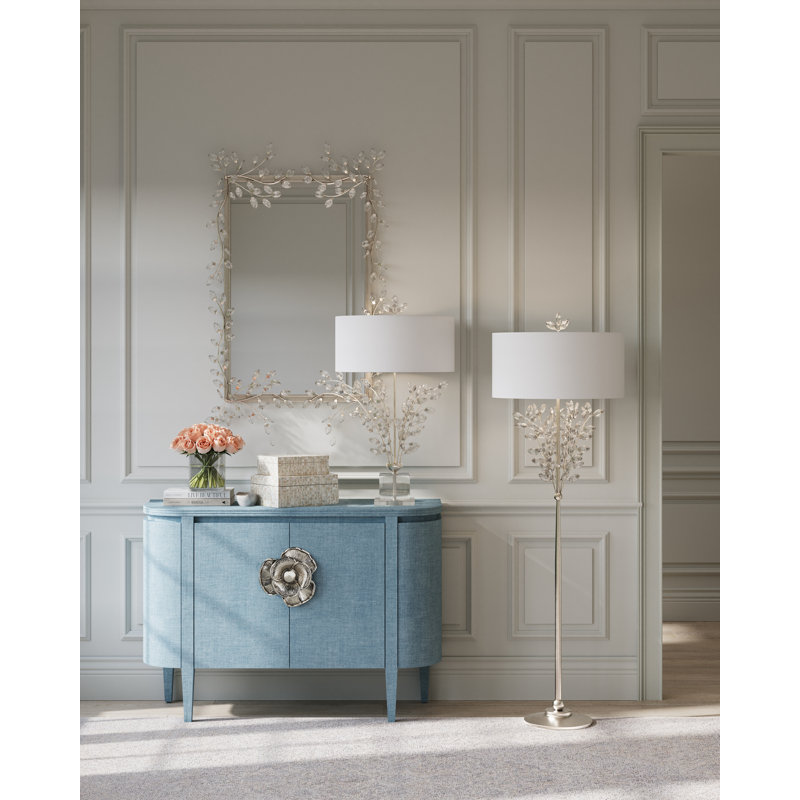 Forget-Me-Not Floor Lamp, Silver