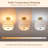 13" Modern Drum Semi-Flush Mount Ceiling Light – Gold Base with Double-Layer Linen Shade for Bedroom, Living Room & Entryway