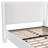 Platform Bed with Wingback Headboard-409452247