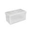 Repose-pieds rectangulaire capitonné avec rangement 29 po-50368041