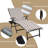 Cozy Cozy Aluminum Reclining Lounge Chair with Cushion Drink Holder Adjustable Assemble-Free-1106380406