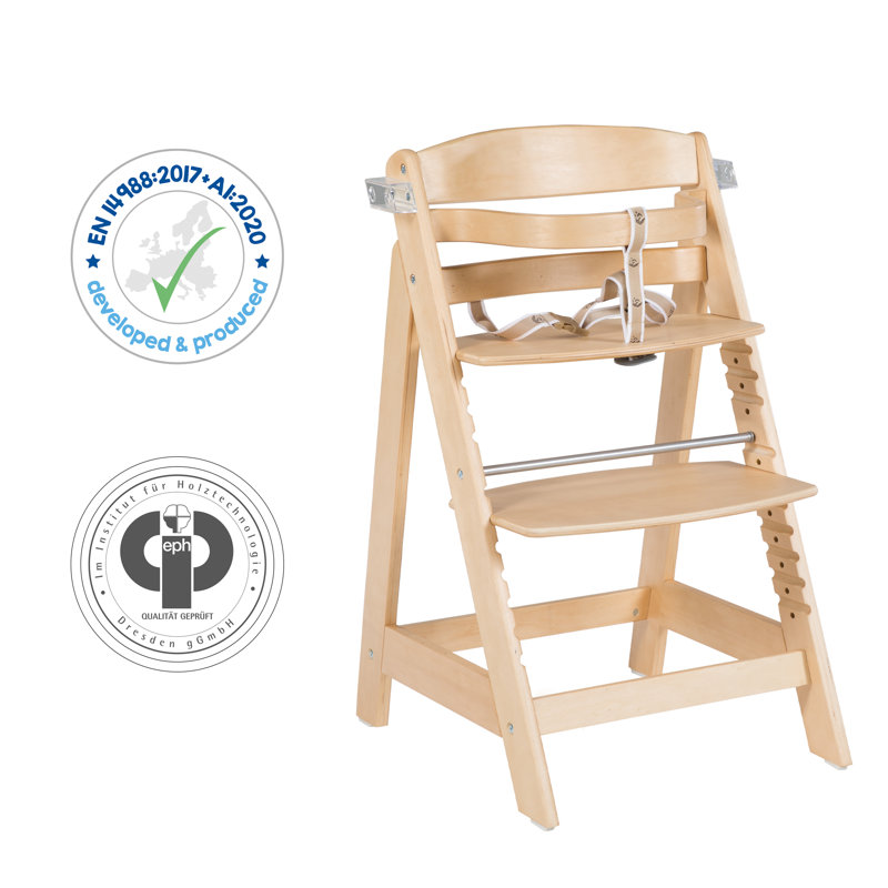 Sit Up High Chair, Light Brown