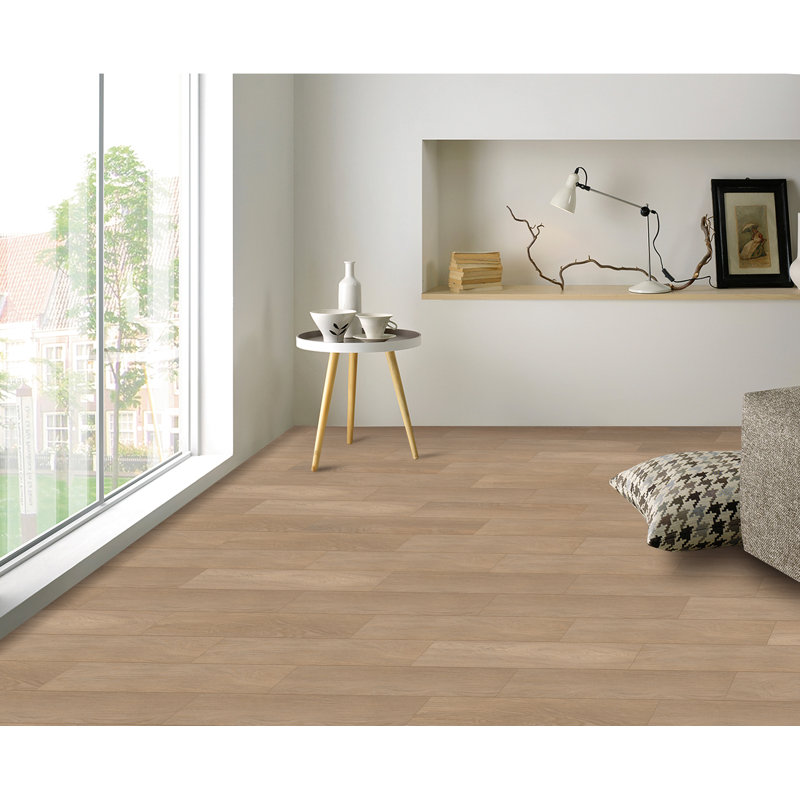 VINTAGE BLUE 6.0MM 20MIL 7.18''W×48''L WATERPROOF SPC VINYL FLOORING, Yellow Pine