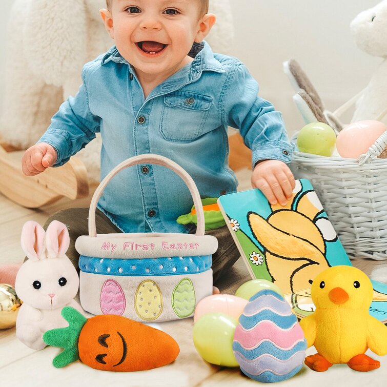 https://assets.wfcdn.com/im/51630636/resize-h755-w755%5Ecompr-r85/1456/145674598/Ivenf+My+First+Easter+Basket+Playset%2C+5Ct+Stuffed+Plush+Bunny+Chick+Carrot+Egg+For+Baby+Girls+Boys%2C+Easter+Theme+Party+Favors+Stuffers+Gifts%2C+Easter+Decorations+Party+Supplies.jpg