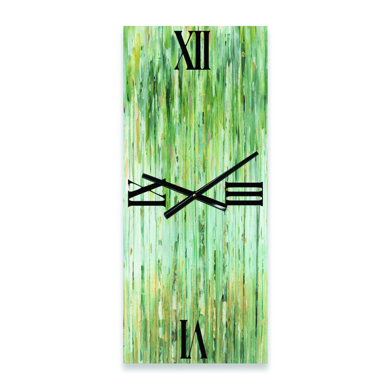 La forêt de bouleaux II - Horloge murale traditionnelle, Petit