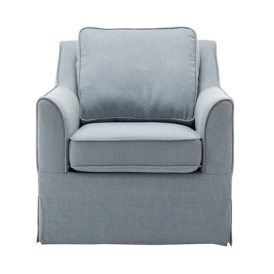 Barbel Upholstered Swivel Armchair