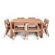 Elswick 60'' Round 8 - Person Outdoor Dining Set with Cushions