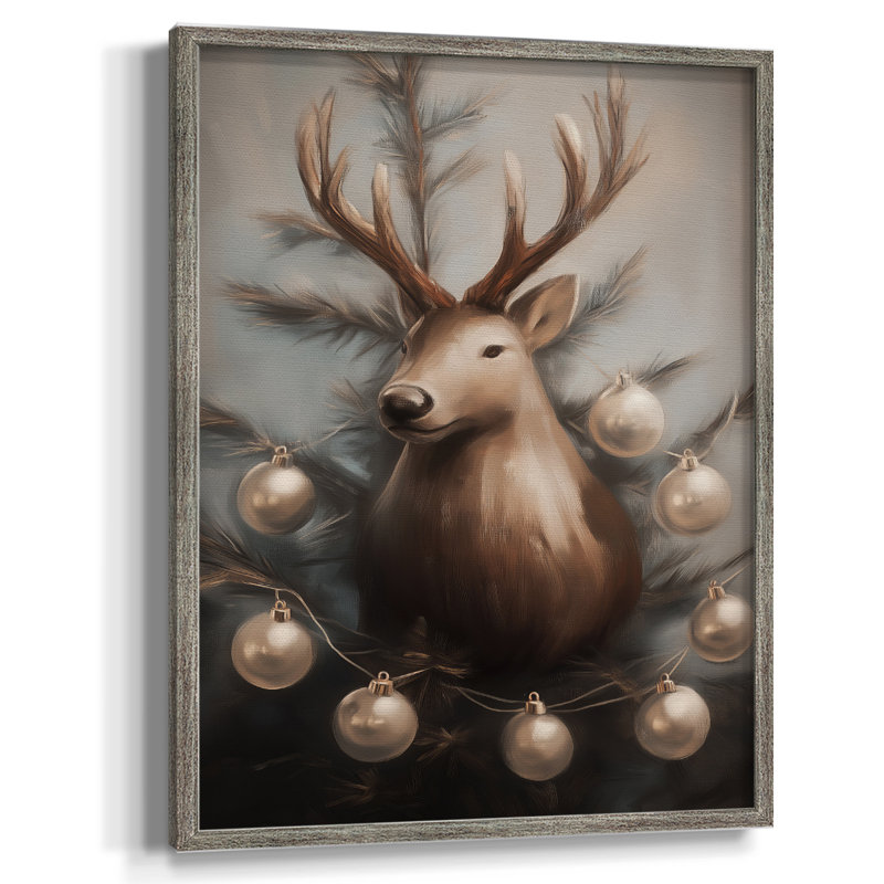 Art des Fêtes de Noël - Série 2 - CECLXIX, reproduction encadrée - bois massif, H 11 po x l 9 po