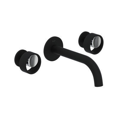 Eclissi Wall Mount Lavatory Faucet Trim With C-Spout