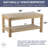 Solid Wood Single Coffee Table