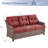 75'' Wide Wicker Outdoor Sofa With Patio Cushions-885525421
