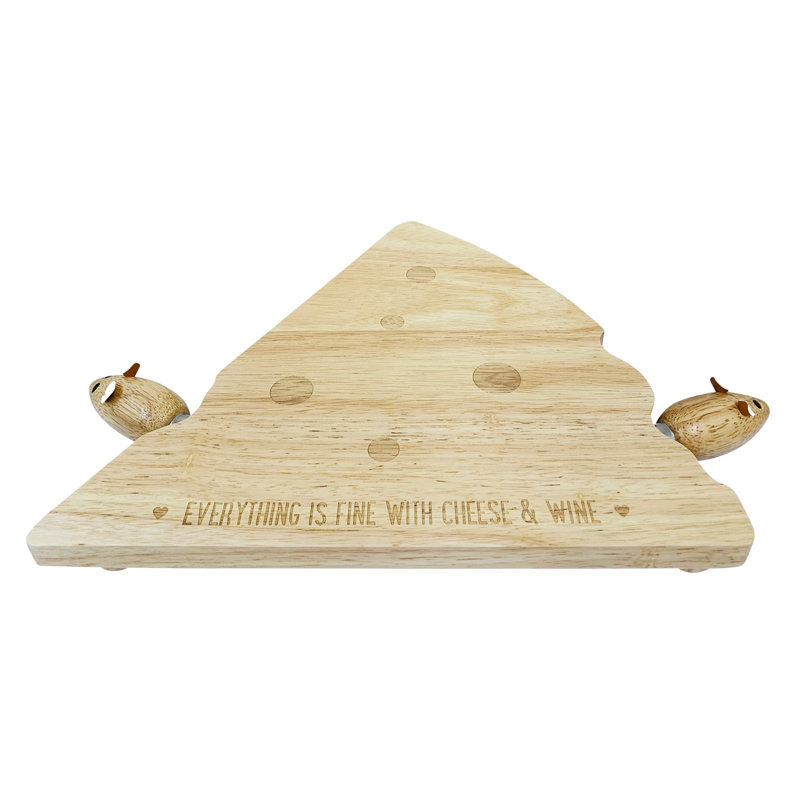 Gracie Oaks Clapton Wood Serving Dish