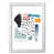 White Grain Frame