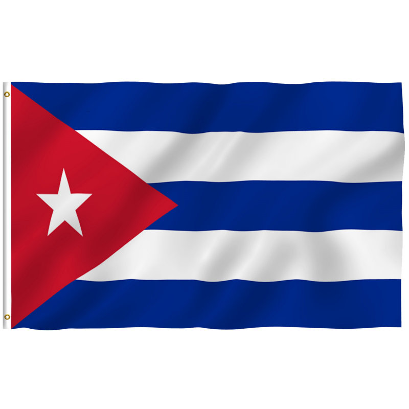Drapeau de maison en polyester 36 x 60 pi Fly Breeze Cuba