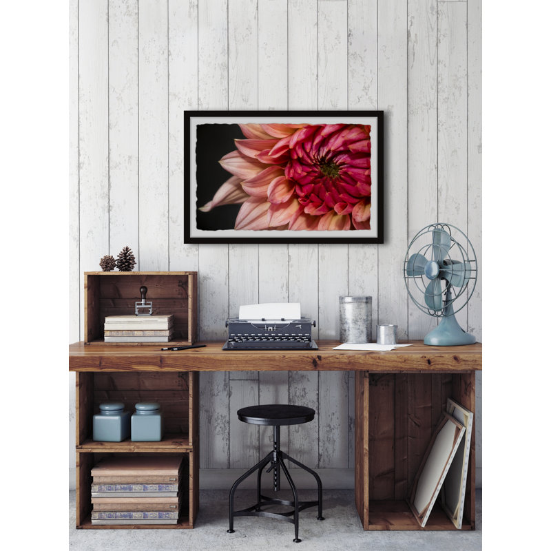 Diverse Dahlia - Single Picture Frame Painting, 41 cm H x 61 cm W