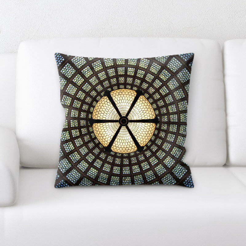 Coussin en verre coloré