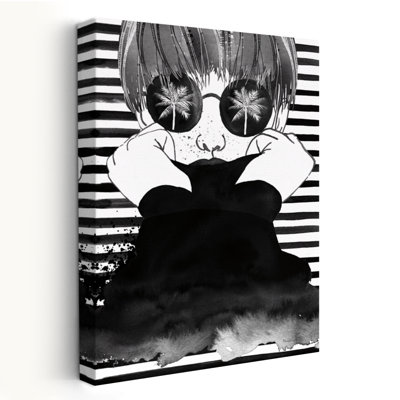 À la recherche du paradis - beauté abstraite, art noir et blanc
