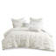 3 pièces édredon en coton - broderie élastique très grand / très grand blanc-124265014