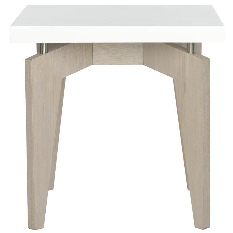 Delray End Table, Grey
