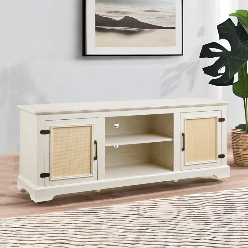 Crédence de rangement Astella, Blanc