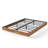 Floating Bed Frame with LED Lights, Fluted Mid Century Modern Floating Platform Bed No Box Spring Needed-1548720629