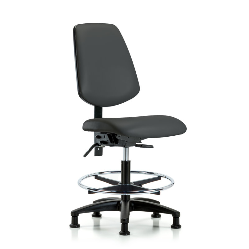 Chaise de dessin Kallie, Gris anthracite, Patins, Non inclus
