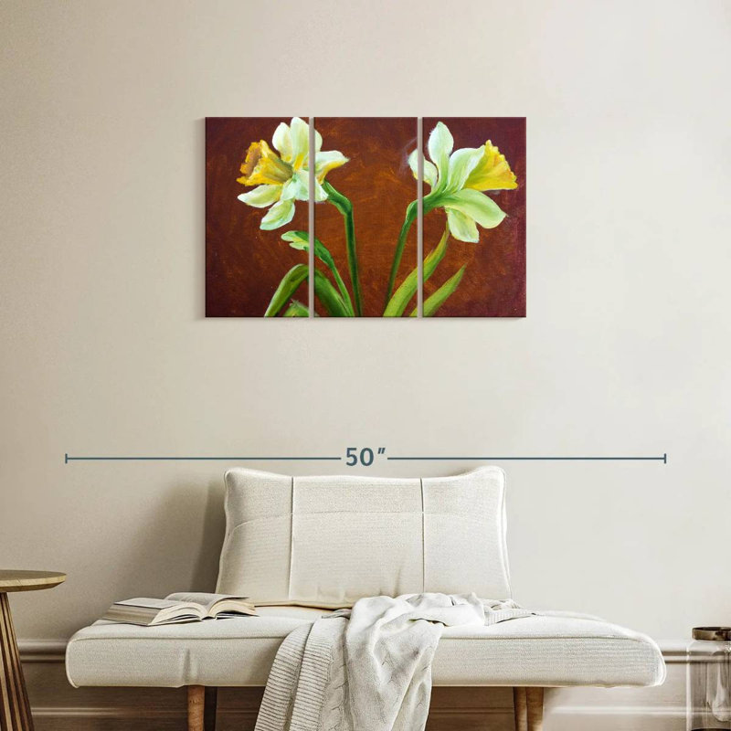 Peinture Harnek Narcissus, H 20 po x l 33 po