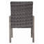 Chaises de patio extérieur, chaises de salle à manger pour tous les temps, ensemble de chaises avec accoudoirs pour la cour arrière (ensemble de 2)