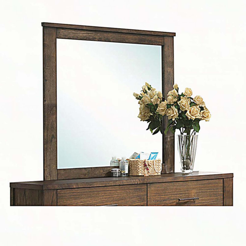 Merrilee Oak Finish Mirror