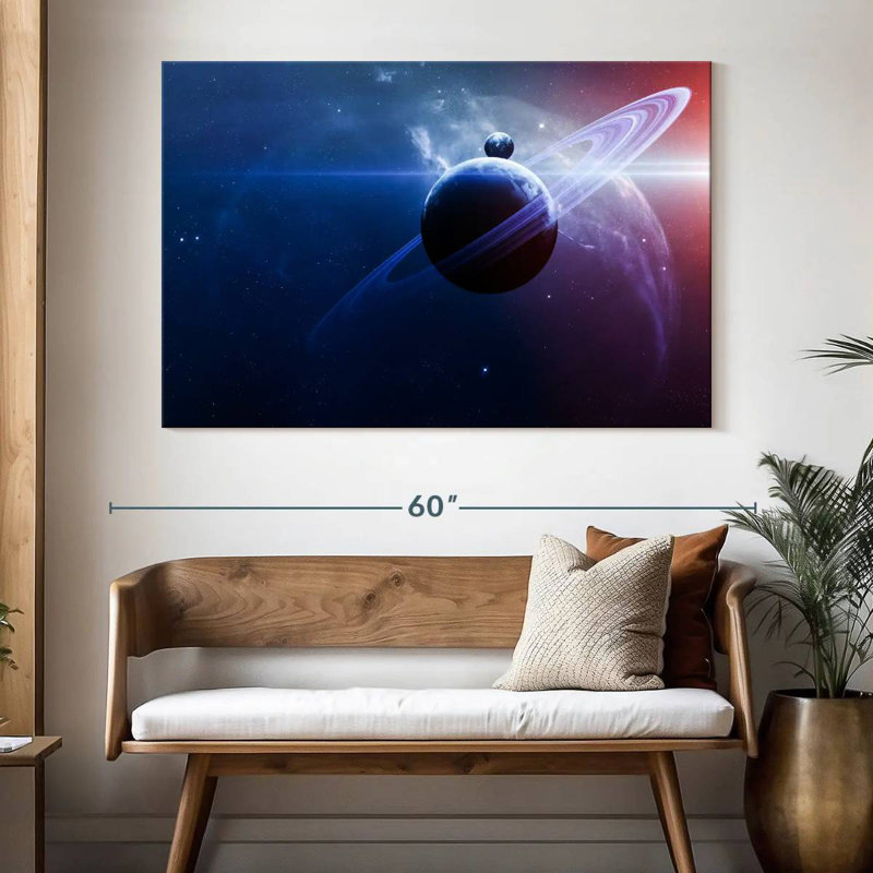 Oberle Planets In Outer Space, 34" H x 51" W