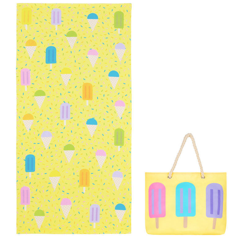  Serviette de plage crème glacée