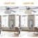 Oaks Aura 52" Reversible Crystal Ceiling Fan Remote 6-Speed DC Motor Ceiling Lighting