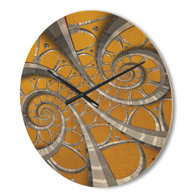 Horloge murale en bois