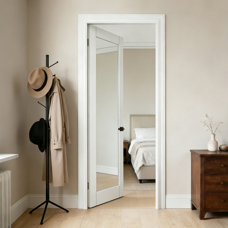 Porte de garde-manger avec panneau de porte standard 1 poignée Lite, 24 po x 80 po