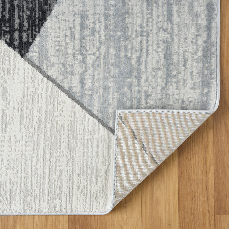 Bunnell Angular Geo Area Rug, Rectangle 8'6"x11'6"