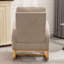 Chaise berçante avec repose-pieds à haut dossier-549167388