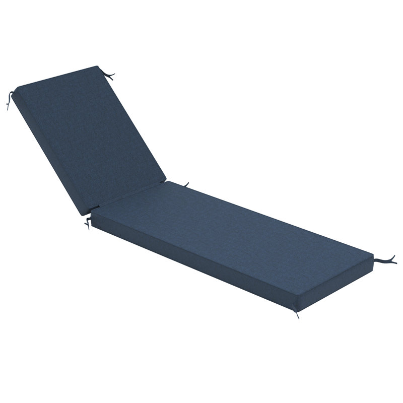 Sunbrella® Outdoor Chaise Cushion, Spectrum Indigo, 21" W x 78" D
