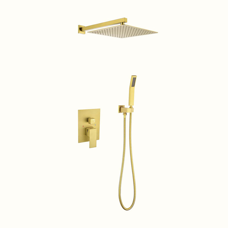 Système de douche complet avec valve brute