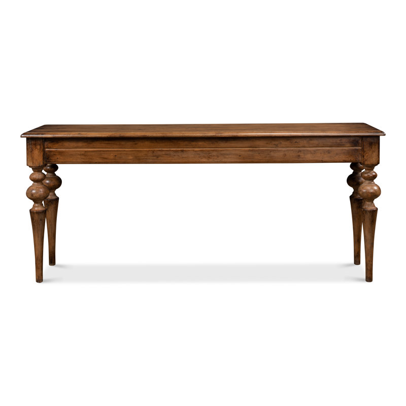 Hudson 73'' W Solid Wood Console Table, Brown