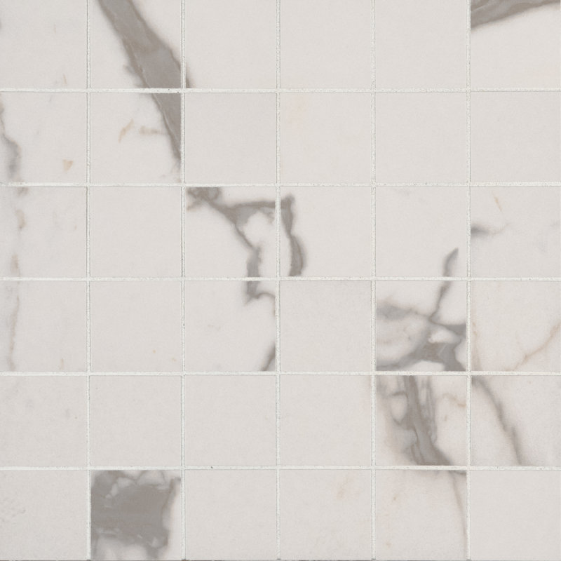 Legacy Arclina Grid 12 in. x 12 in. Matte Ceramic Mosaic Floor and Wall Tile