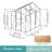 Durable Polycarbonate Greenhouse With Windproof Design, Heavy Duty Aluminum Frame For Year-Round Plant Protection And Growth-124683681