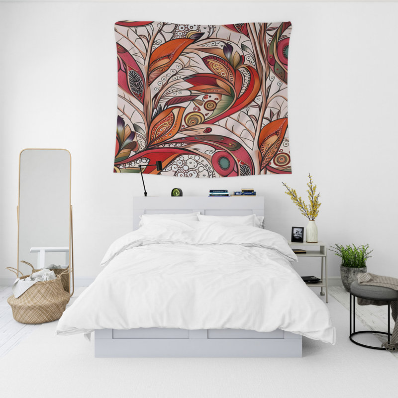 Tapisserie murale, H 80 po x l 68 po