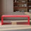 Bureau en bois massif avec ordinateur, table longue, pour la maison