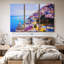 «Coastal Town of Amalfi», reproduction sur toile-98864248